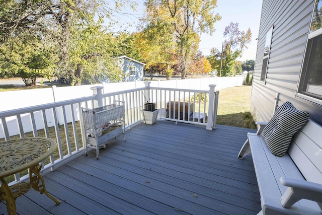 view of deck