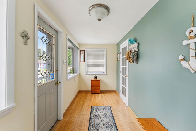 117 W Drumbed Rd, Villas, NJ 08251 - foyer entrance with light wood-style floors and baseboards