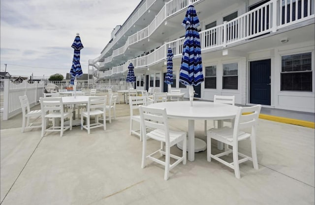 view of patio / terrace featuring outdoor dining area