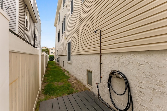 301 E Leaming Ave Unit A, Wildwood, NJ 08260 - view of home's exterior featuring stucco siding