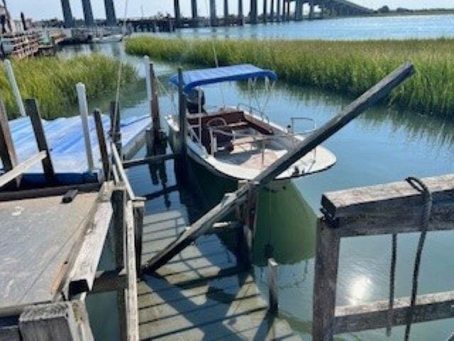 75 W Boardwalk, Grassy Sound, NJ 08260 - dock area with a water view and boat lift