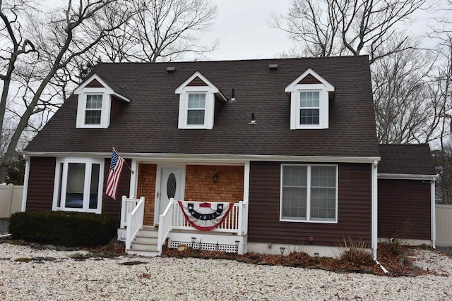 7 Corson Ln, Ocean View, NJ 08230 - cape cod-style house featuring covered porch