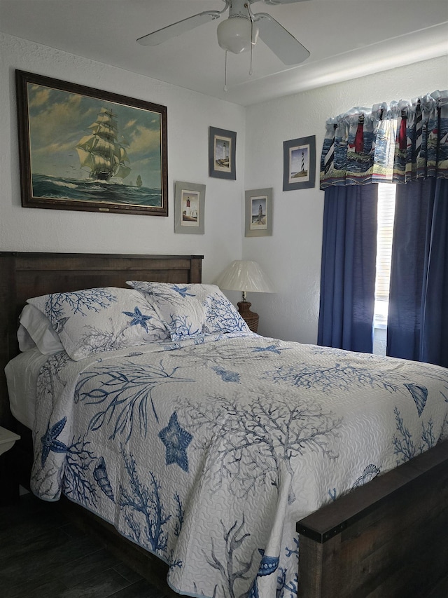 101 E Cresse Ave Unit 1, Wildwood, NJ 08260 - bedroom featuring wood finished floors and a ceiling fan