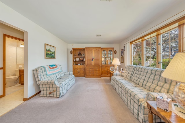 36 W Virginia Ave, Villas, NJ 08251 - living room with light colored carpet and visible vents