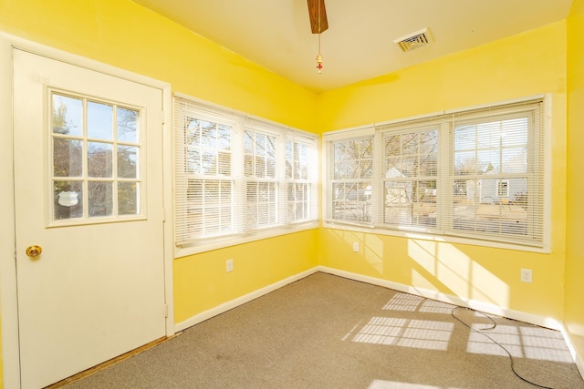 202 Pacific Ave, Palermo, NJ 08223 - unfurnished sunroom with a healthy amount of sunlight and visible vents