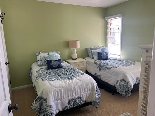 bedroom with baseboards