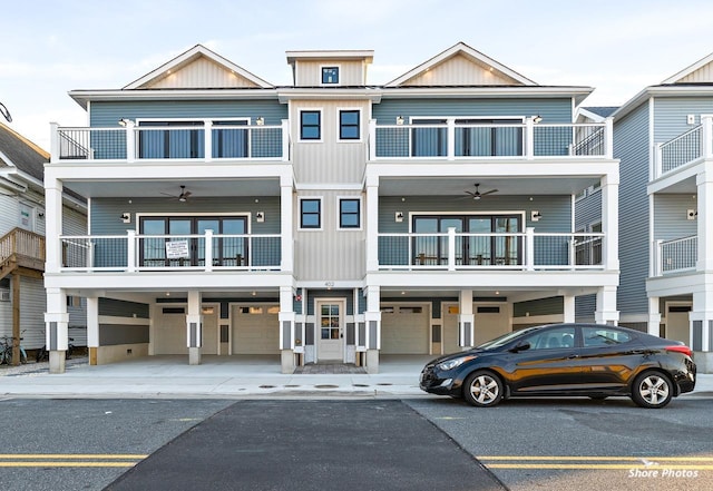 403 E Glenwood Ave Unit 15, Wildwood, NJ 08260 - view of front of house featuring a balcony and board and batten siding