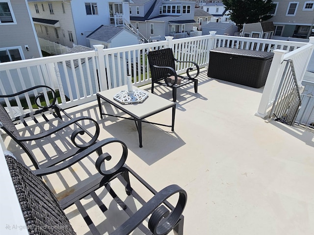 408 E 7th Ave, North Wildwood, NJ 08260 - exterior space featuring a balcony and a residential view