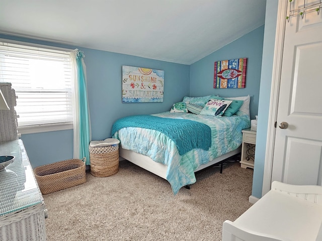 408 E 7th Ave, North Wildwood, NJ 08260 - bedroom featuring lofted ceiling and carpet