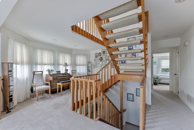 53 E 25th St, Avalon, NJ 08202 - stairs featuring carpet