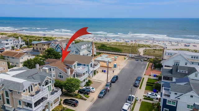 53 E 25th St, Avalon, NJ 08202 - drone / aerial view of waterfront with a beach