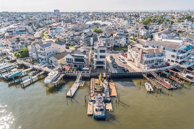 233 W 17th St, Ocean City, NJ 08226 - aerial view of a large body of water and a marina