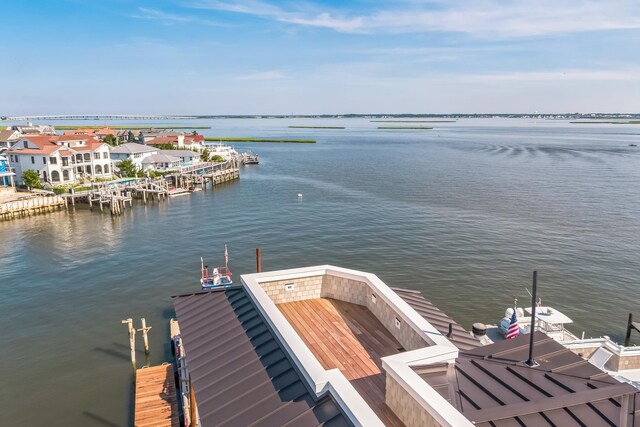 233 W 17th St, Ocean City, NJ 08226 - dock featuring a water view