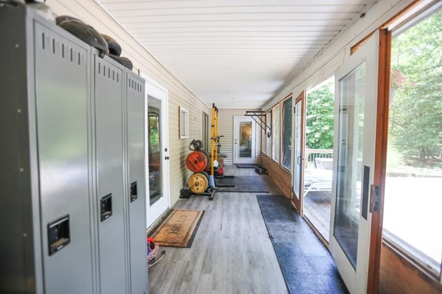 14 Freedom Dr, Erma, NJ 08204 - sunroom / solarium with wood finished floors and french doors