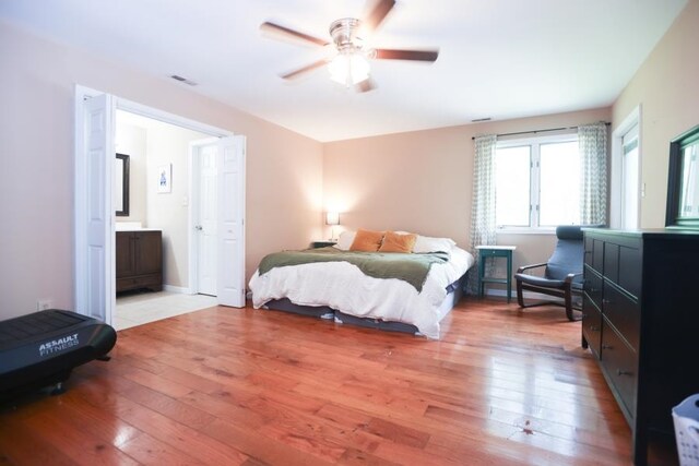 14 Freedom Dr, Erma, NJ 08204 - bedroom featuring light wood-style flooring and ceiling fan
