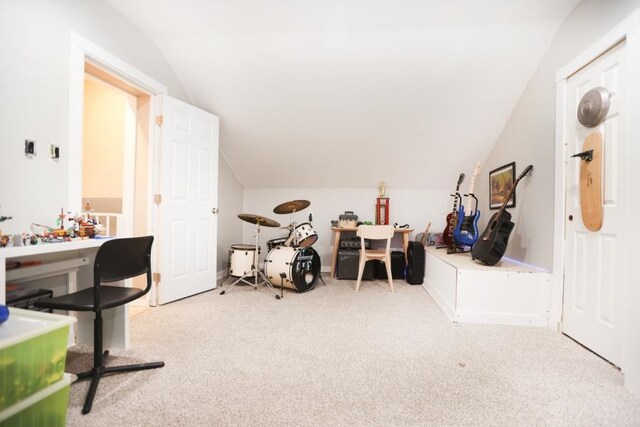 14 Freedom Dr, Erma, NJ 08204 - carpeted home office with vaulted ceiling