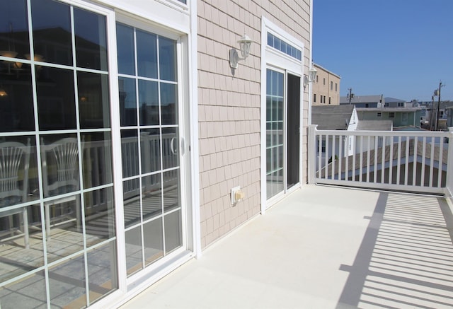 balcony featuring a patio