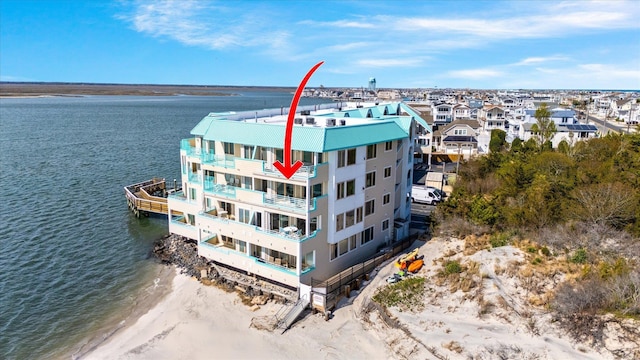 9400 Roberts Ave Unit 306, Sea Isle City, NJ 08243 - aerial view of a large body of water and apartment complex / building