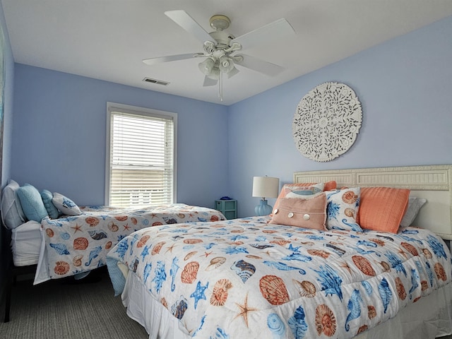 134 E Sweetbriar Rd Unit 134, Wildwood Crest, NJ 08260 - bedroom with carpet and ceiling fan