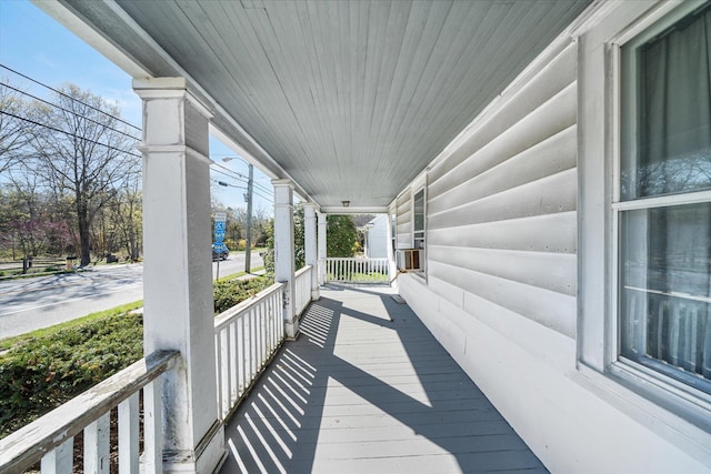 2090 Rte 50, Tuckahoe, NJ 08270 - wooden deck featuring cooling unit and covered porch