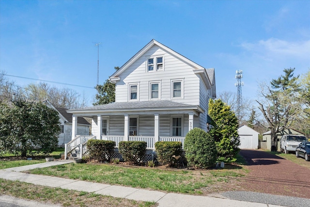 2090 Rte 50, Tuckahoe, NJ 08270 - view of front of home with a porch and a shingled roof