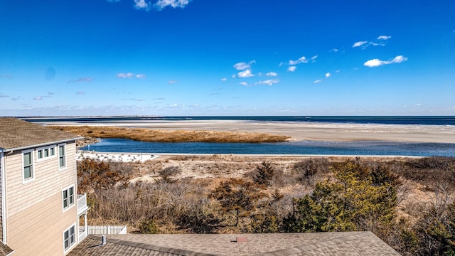 water view featuring a view of the beach