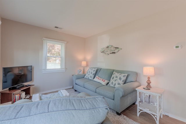 34 Holiday Rd, Villas, NJ 08251 - living area featuring baseboards and wood finished floors
