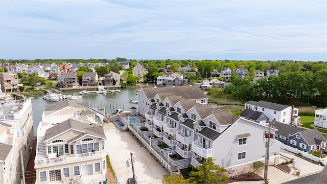 1520 Yacht Ave Unit 203, Cape May, NJ 08204 - aerial view of residential area with a nearby body of water