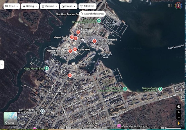 1520 Yacht Ave Unit 203, Cape May, NJ 08204 - aerial view of property's location