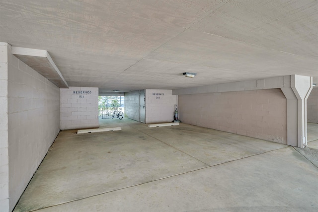 1520 Yacht Ave Unit 203, Cape May, NJ 08204 - parking deck featuring concrete block wall
