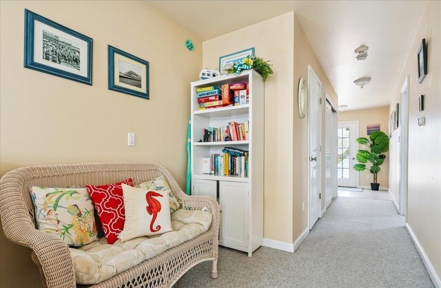 430 W Pine Ave, Wildwood, NJ 08260 - living area with light carpet and baseboards