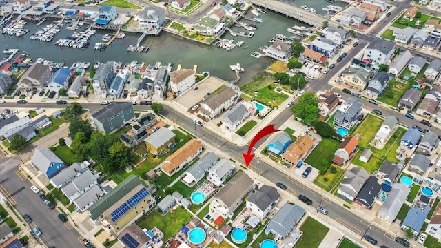 430 W Pine Ave, Wildwood, NJ 08260 - view of property location featuring a nearby body of water and a marina