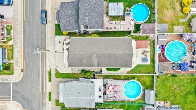430 W Pine Ave, Wildwood, NJ 08260 - drone / aerial view of a pool