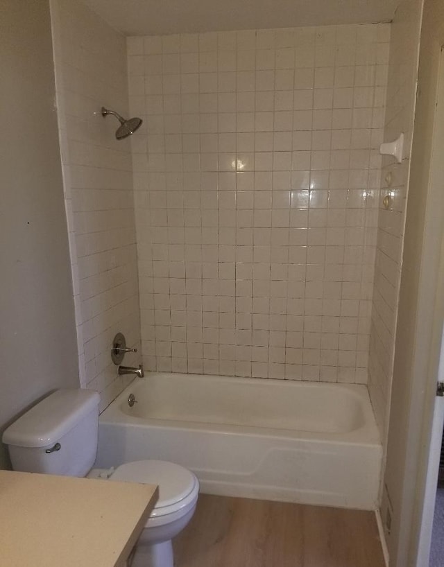 1964 E Oak Rd Unit O1, Vineland, NJ 08360 - bathroom with vanity, wood finished floors, and tub / shower combination