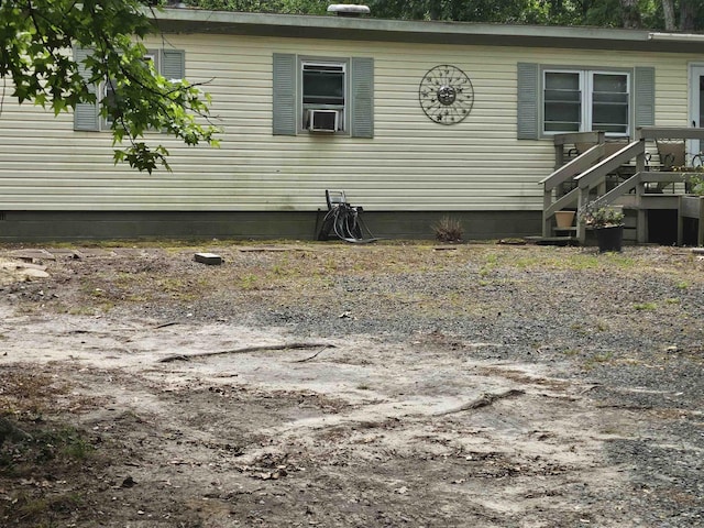 119 Hagen Rd, Clermont, NJ 08210 - view of home's exterior featuring crawl space and cooling unit