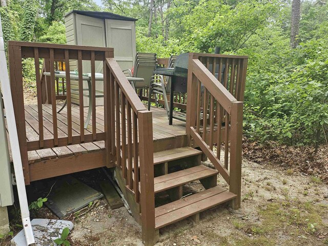 119 Hagen Rd, Clermont, NJ 08210 - view of wooden terrace