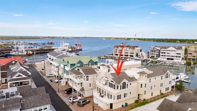 1524 Yacht Ave Unit A, Cape May, NJ 08204 - bird's eye view of a nearby body of water