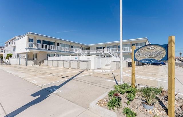 300 Ocean Ave Unit 201, North Wildwood, NJ 08260 - surrounding community with uncovered parking and stairway