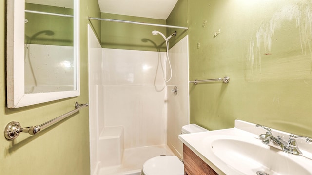 8 Sheila Ave, Seaville, NJ 08230 - bathroom featuring a shower, toilet, and vanity