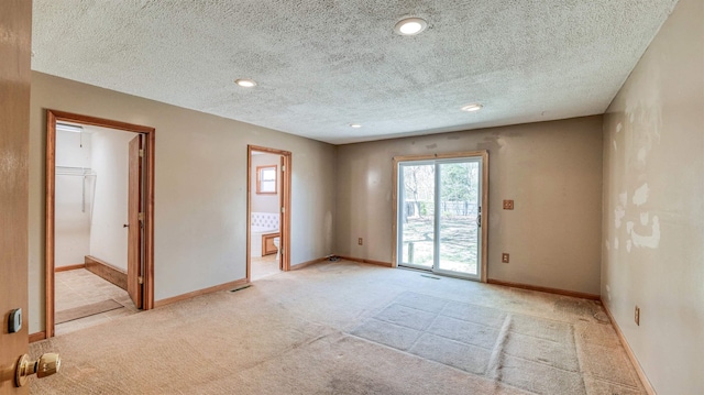 8 Sheila Ave, Seaville, NJ 08230 - unfurnished room with light carpet, a textured ceiling, baseboards, and recessed lighting