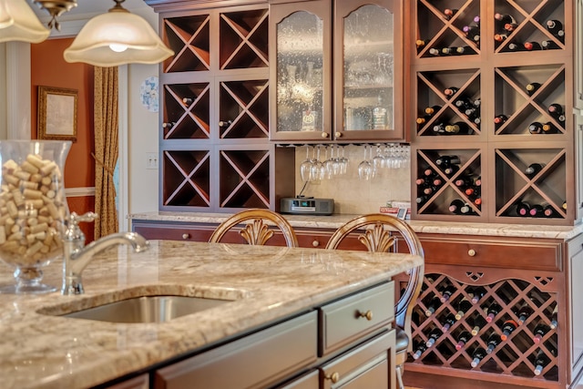 645 Hughes St, Cape May, NJ 08204 - wine area featuring a sink