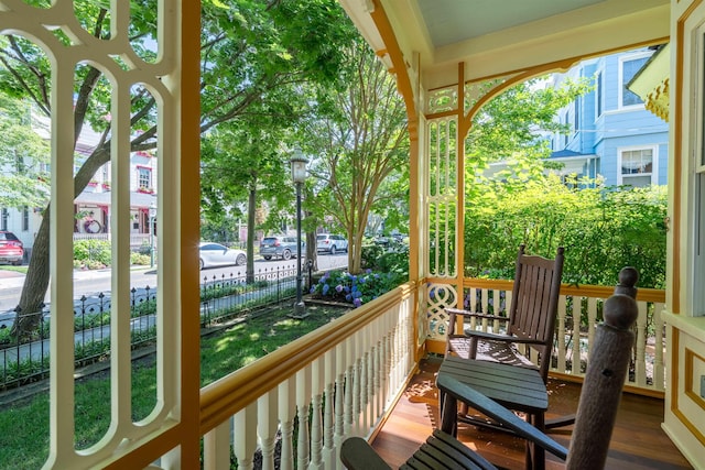 645 Hughes St, Cape May, NJ 08204 - view of porch