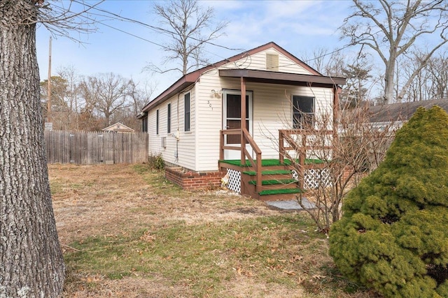 view of bungalow-style house