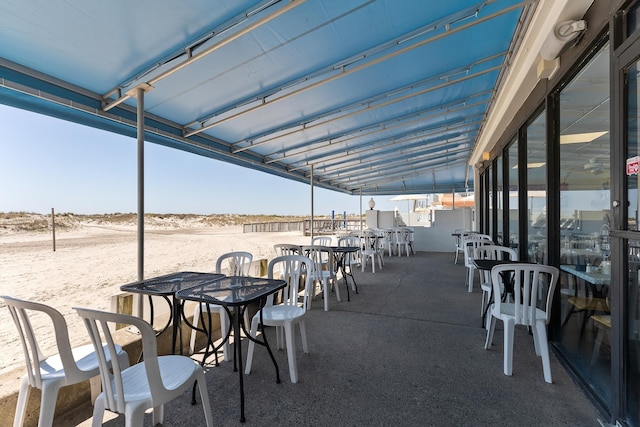 view of patio / terrace featuring outdoor dining area