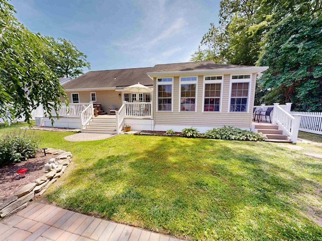 63 Cape Woods Rd, North Cape May, NJ 08204 - back of house with a deck