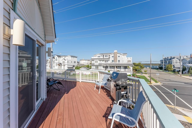 7423 Ocean Dr, Avalon, NJ 08202 - deck with a residential view
