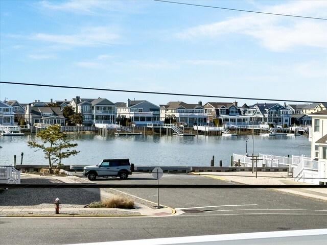 10700 3rd Ave S, Unit South, Stone Harbor, NJ 08247 - birds eye view of property featuring a residential view and a water view