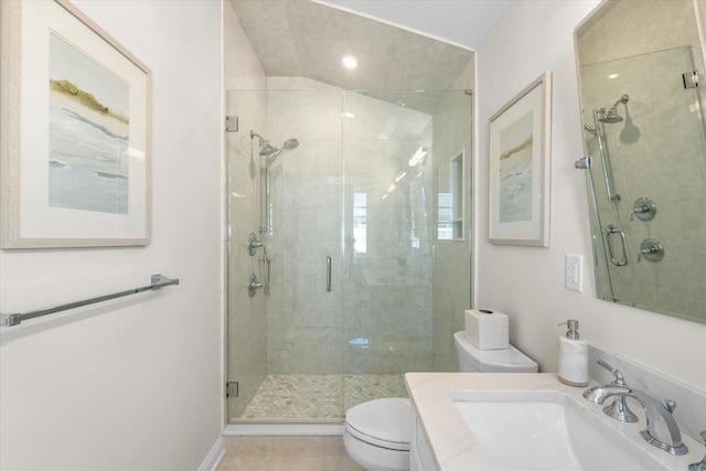 10700 3rd Ave S, Unit South, Stone Harbor, NJ 08247 - full bath featuring vanity, toilet, and a shower stall