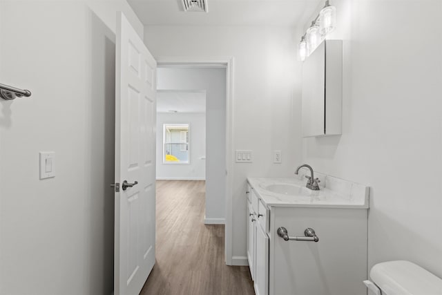108 Sunray Beach Rd, Del Haven, NJ 08251 - half bathroom featuring vanity and wood finished floors