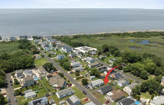 108 Sunray Beach Rd, Del Haven, NJ 08251 - aerial view of property and surrounding area with nearby suburban area and a large body of water